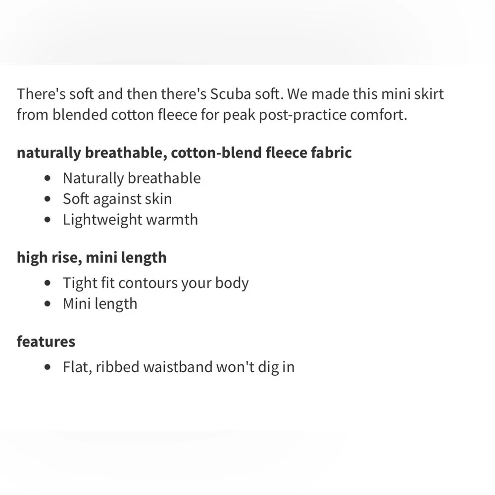 Lululemon Scuba High-Rise Mini Skirt in Glaze Pink